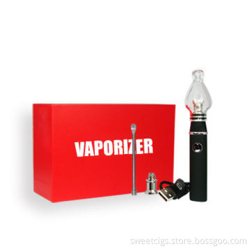 Glass globe wax vaporizer with 350mAh elips battery